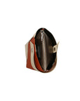 Ombretta Borsa a mano da donna Vera pelle 00643-C37+C35 BEIGE+ARANCIONE Chiara Ferretti
