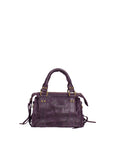 Erisia Borsa a spalla da donna Vera pelle 06091-038 VIOLA SCURO Chiara Ferretti