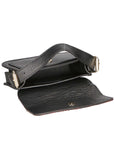 Aleide Damen-Clutch aus echtem Leder, hergestellt in Italien, 11 x 18 x 6,5 cm