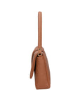 Jasmine Borsa a spalla da donna Vera pelle 06496-S17 CUOIO SCURO Chiara Ferretti