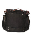 Mia Borsa a tracolla unisex Canvas e vera pelle ZG3003-NERO BLACK Chiara Ferretti