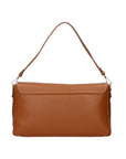 Walda Damen-Schultertasche aus echtem Leder, hergestellt in Italien, 34 x 17,5 x 10 cm