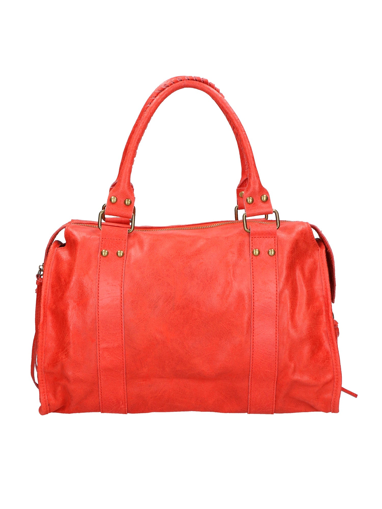 Elara Borsa a spalla da donna Vera pelle 06090-ROSSO MEDIO Chiara Ferretti