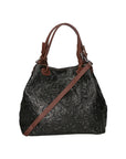 Elenia Borsa a mano da donna Vera pelle 80049-019 NERO Chiara Ferretti
