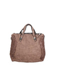 Zaffira Borsa a spalla da donna Misto nylon e pelle LK0264-FANGO Chiara Ferretti
