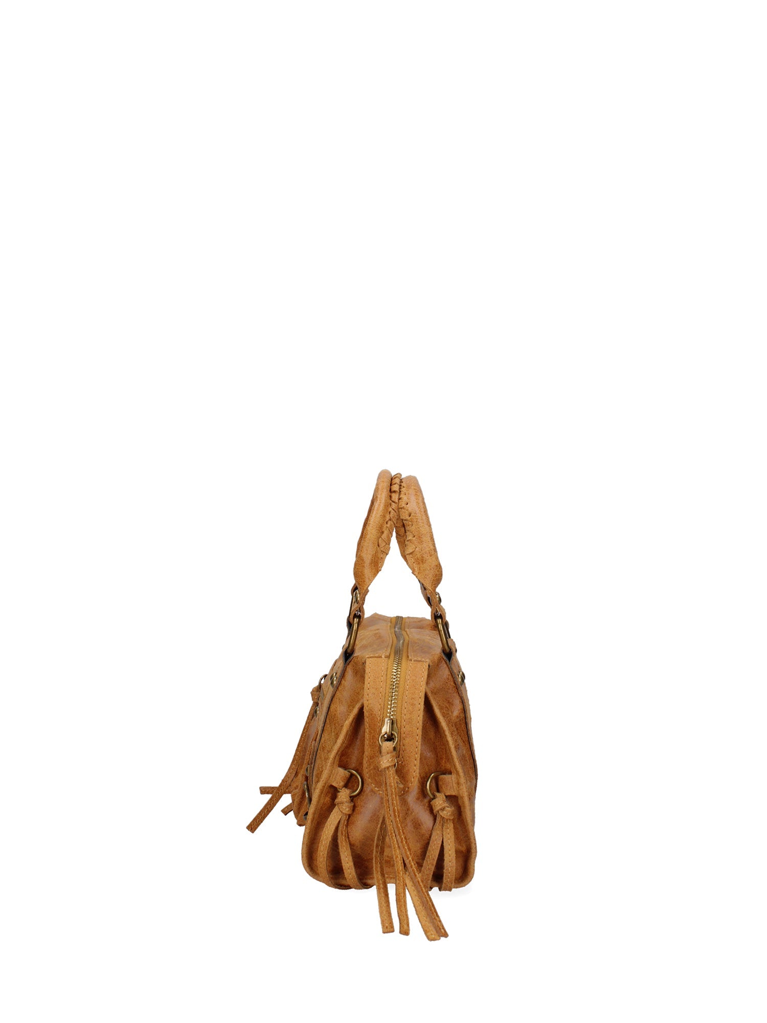 Erisia Borsa a spalla da donna Vera pelle 06091-031 CUOIO SCURO Chiara Ferretti