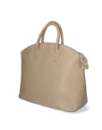 Dorella Borsa a mano da donna 100% pelle 80030-TAUPE Chiara Ferretti