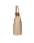 Francesca Borsa a mano da donna 100% pelle 9133-FANGO TAUPE Chiara Ferretti