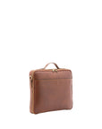 Borsa a mano unisex in vera pelle Made in Italy 4542-MARRONE Alessia Firenze