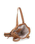 Papillon Borsa a spalla da donna Vera pelle 8620-CUOIO Chiara Ferretti