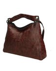 Ondina Borsa a spalla da donna Vera pelle 6569-BORDO BORDEUX Chiara Ferretti
