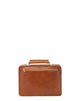 Borsa a mano unisex in vera pelle Made in Italy 4506-MIELE Alessia Firenze