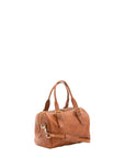 Borsa a bauletto unisex in vera pelle 100% cotone 4528-MIELE Alessia Firenze