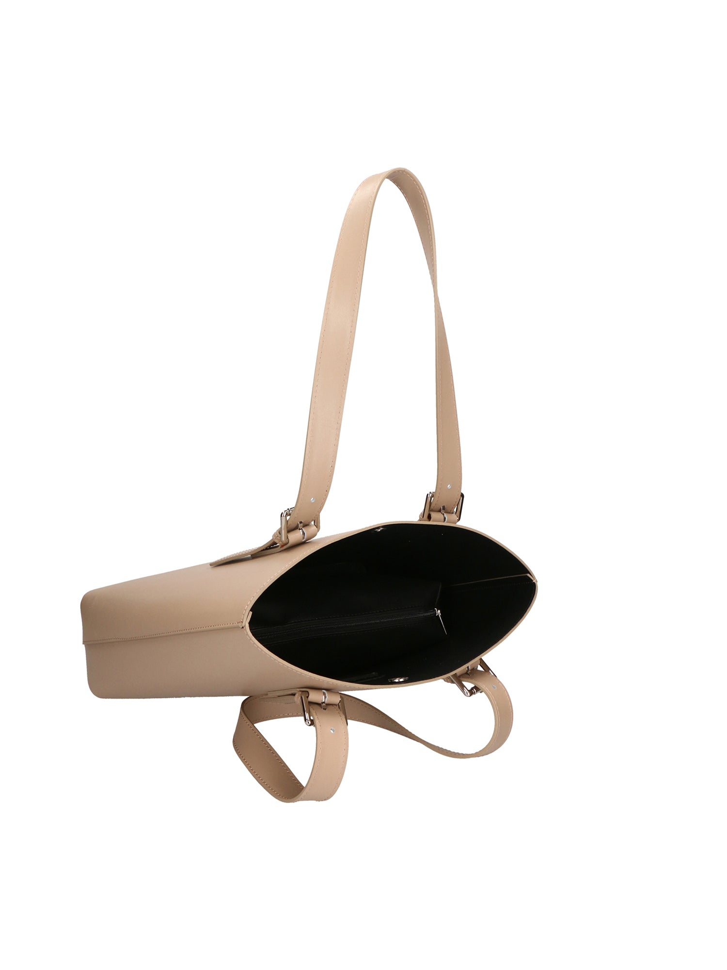 Germana Borsa a spalla da donna 100% pelle 05924-B05 CAPPUCCINO Chiara Ferretti
