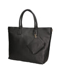 Wladimira Damen-Schultertasche aus echtem Leder, hergestellt in Italien, 43 x 33 x 9 cm