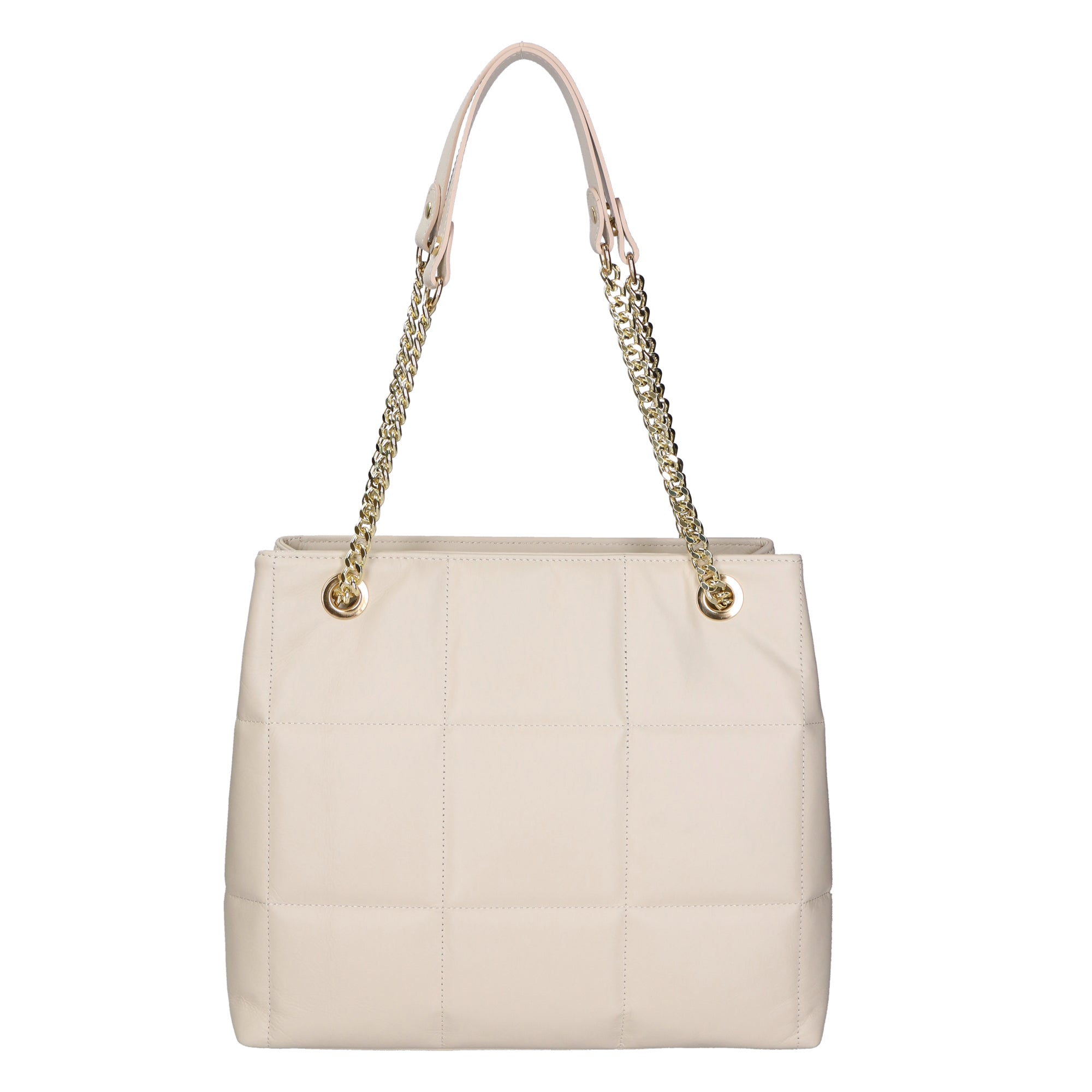 Isabella Borsa a mano da donna Vera pelle 06217-S37 LATTE Chiara Ferretti
