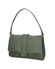 Jasmine Borsa a spalla da donna Vera pelle 06496-214 VERDE SCURO Chiara Ferretti