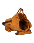 Micaela ZG3006-CUOIO COGNAC Zaino unisex in canvas e vera pelle Chiara Ferretti