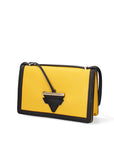 Ardena Borsa a tracolla da donna Vera pelle 1324-GIALLO+NERO Chiara Ferretti