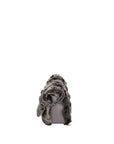 Umbria Lux Borsa a spalla da donna Vera pelle 8484-GRIGIO Chiara Ferretti