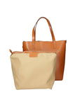 Esmeralda Borsa a mano da donna 100% pelle 9006-CUOIO COGNAC Chiara Ferretti