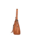 Loredana Women's Shoulder Bag in Genuine Leather Made in Italy 15x30x8 cm