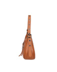 Loredana Borsa a spalla da donna Vera pelle 06548-CUOIO SCURO Chiara Ferretti