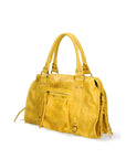 Elara Women's Shoulder Bag Genuine Leather 06090-018 MEDIUM GREY