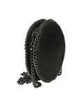 Nora Damen-Schultertasche aus echtem Leder, hergestellt in Italien, 22 x 22 x 5 cm