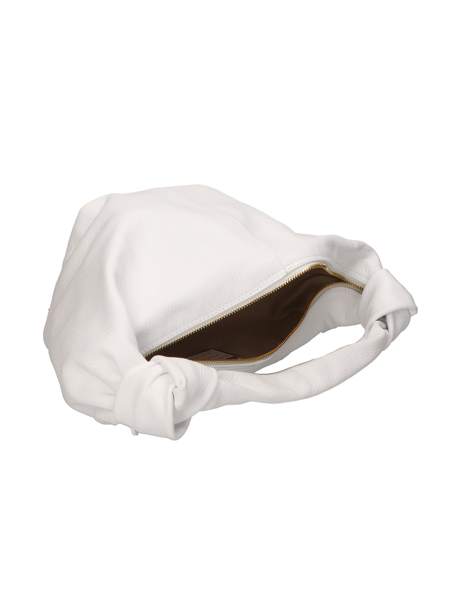 Lunaria Borsa a spalla da donna Vera pelle 06007-BIANCO WHITE Chiara Ferretti