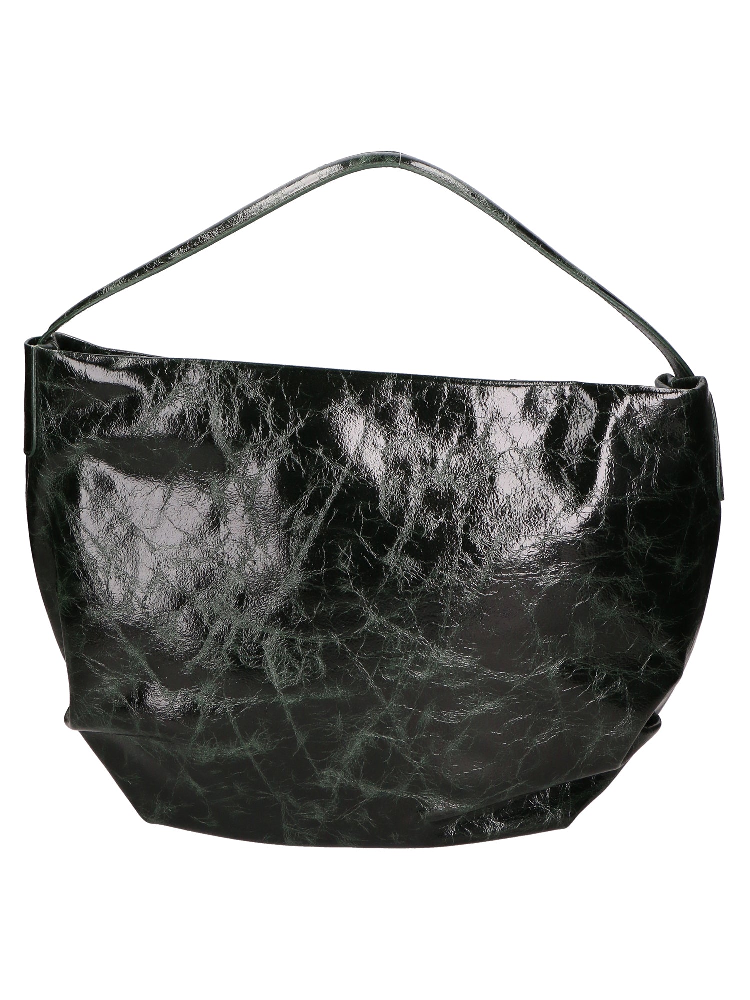 Vanda Borsa a spalla da donna Vera pelle 06507-017 VERDE BOTTIGLIA Chiara Ferretti