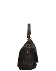 Novella Borsa a spalla da donna Vera pelle 7800-NERO Chiara Ferretti