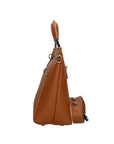 Luciana Borsa a mano da donna Vera pelle 02209-D17 CUOIO SCURO DARK COGNAC Chiara Ferretti