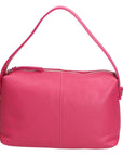 Damenhandtasche aus echtem Leder, hergestellt in Italien, 29 x 23 x 17 cm
