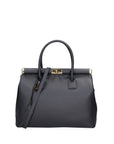 Aleria Borsa a mano da donna Vera pelle 8005-D26 BLU NAVY Chiara Ferretti
