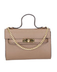 Uma Borsa a mano da donna Vera pelle 06525-D40 TAUPE Chiara Ferretti