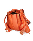 Elysia Borsa a spalla da donna Vera pelle 552043-ARANCIO ORANGE Chiara Ferretti