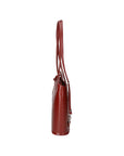 Fabiola Borsa a spalla da donna 100% pelle 9039-ROSSO RED Chiara Ferretti