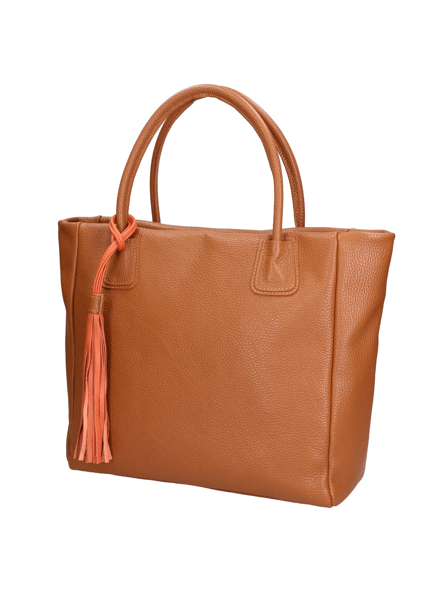 Verdiana Borsa a mano da donna Vera Pelle 06505-D17 CUOIO SCURO Chiara Ferretti