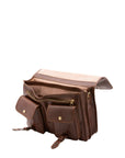 Borsa a mano unisex vera pelle Made in Italy 4015-TESTA DI MORO Alessia Firenze