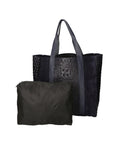 Edith Borsa Shopper da donna Vera pelle 80043-012 BLU JEANS Chiara Ferretti