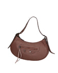 Loredana Borsa a spalla da donna Vera pelle 06548-CIOCCOLATO Chiara Ferretti