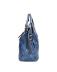 Devis Borsa a mano da donna Vera pelle 80014-012 BLU JEANS Chiara Ferretti
