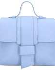Immacolata Borsa a mano da donna Vera pelle 06244-D592 AZUL + D01 BIANCO Chiara Ferretti