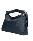 Ondina Borsa a spalla da donna Vera pelle 6569-BLU BLUE Chiara Ferretti