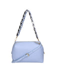 Livia Borsa a spalla da donna Vera pelle 06443-AZZURRO Chiara Ferretti