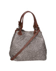 Elenia Borsa a mano da donna Vera pelle 80049-018 GRIGIO MEDIO Chiara Ferretti