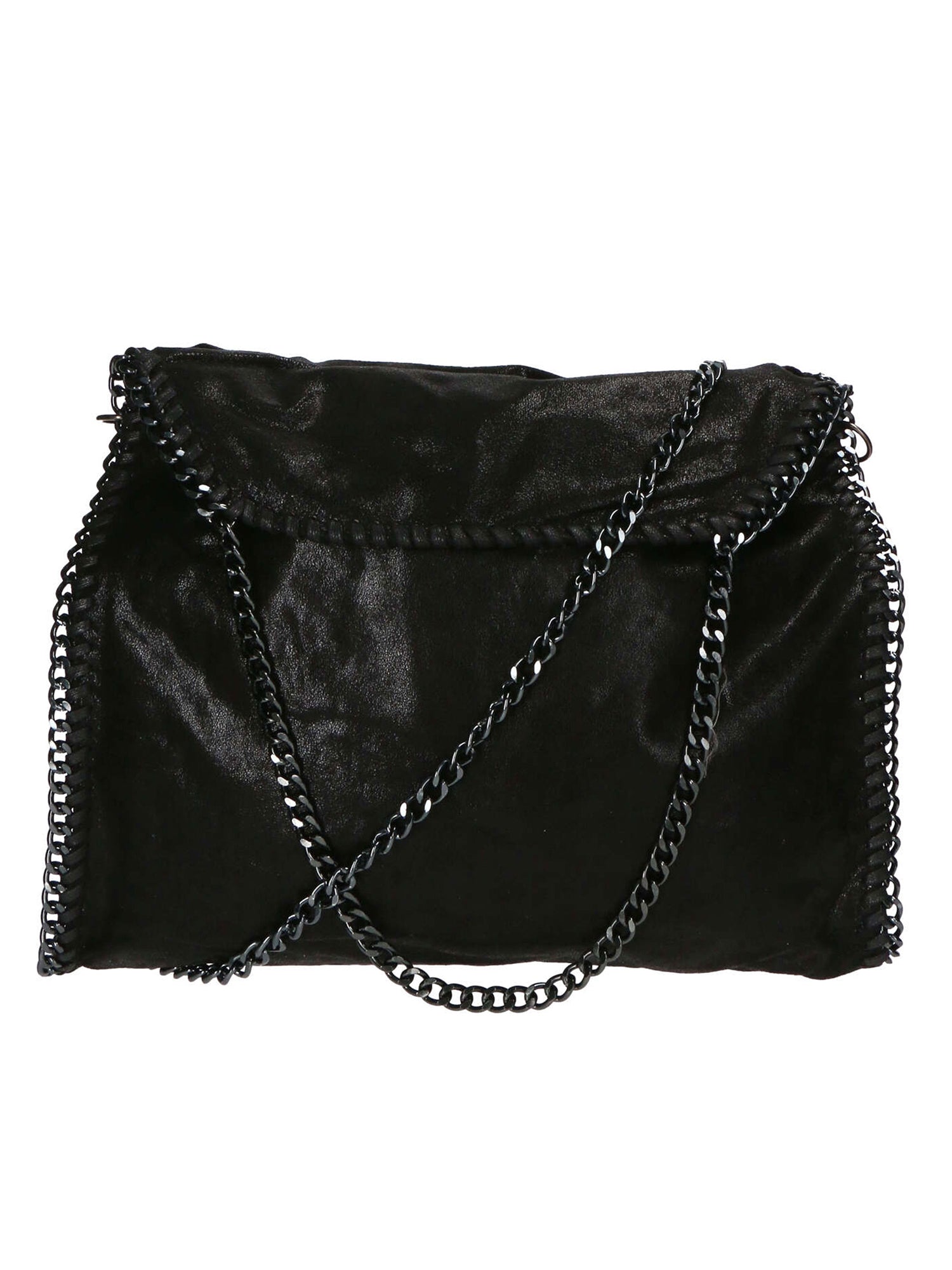 Willelmina Borsa a spalla da donna 100% PU Leather N-9606-NERO Chiara Ferretti