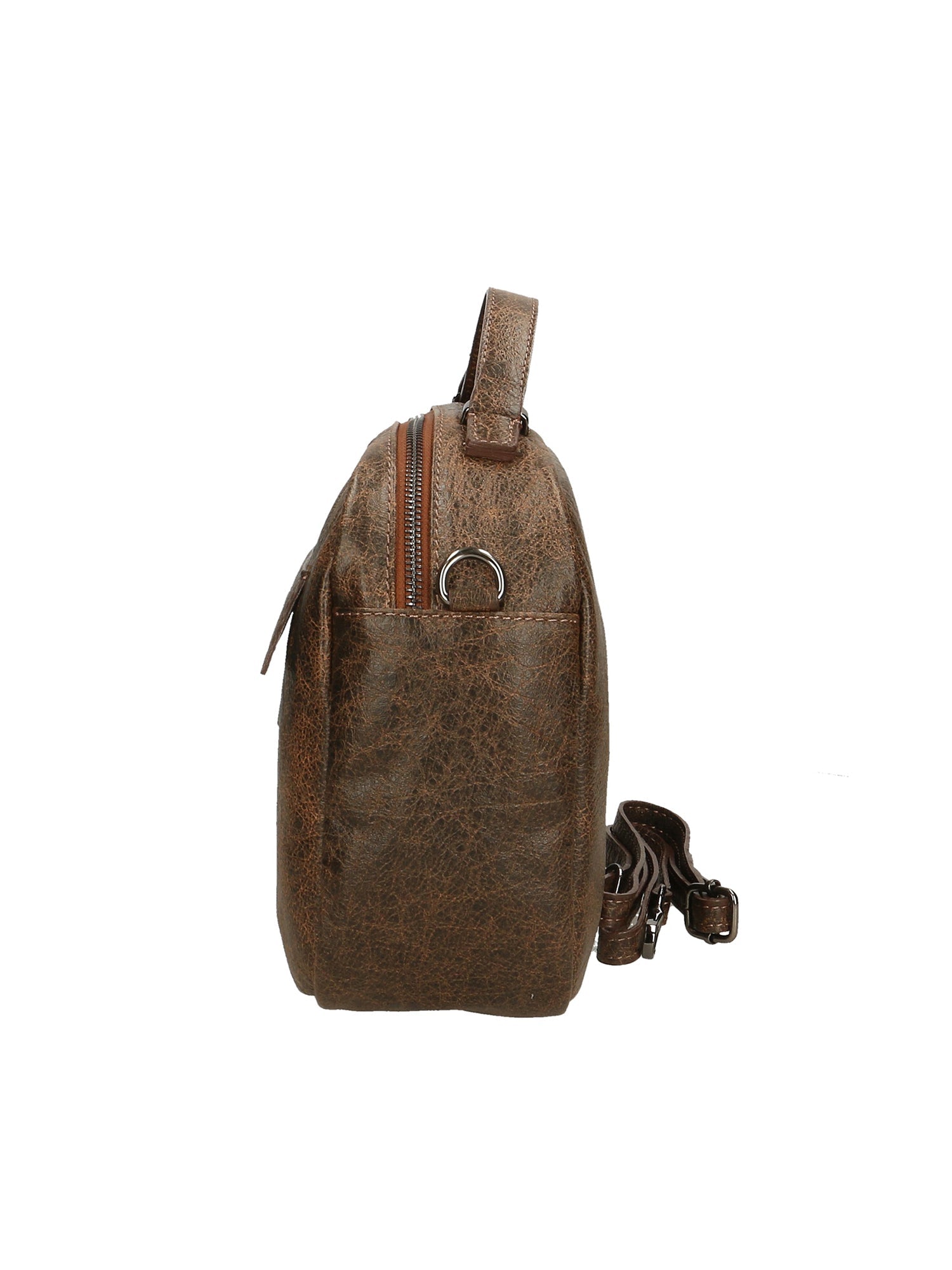 Vera Pelle 6542-CUOIO COGNAC Borsa a mano unisex Modello Avelon Chiara Ferretti