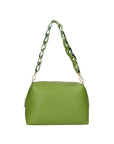Livia Damen-Schultertasche aus echtem Leder, hergestellt in Italien, 16 x 26 x 9 cm
